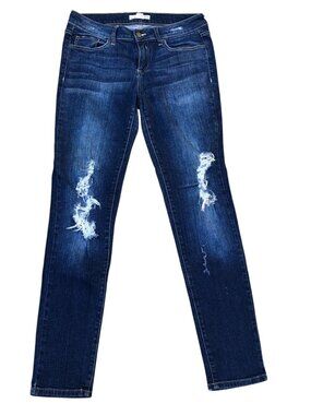 2.1 DENIM Super Skinny Jeans Women's 29 Medium Wash Denim Blue